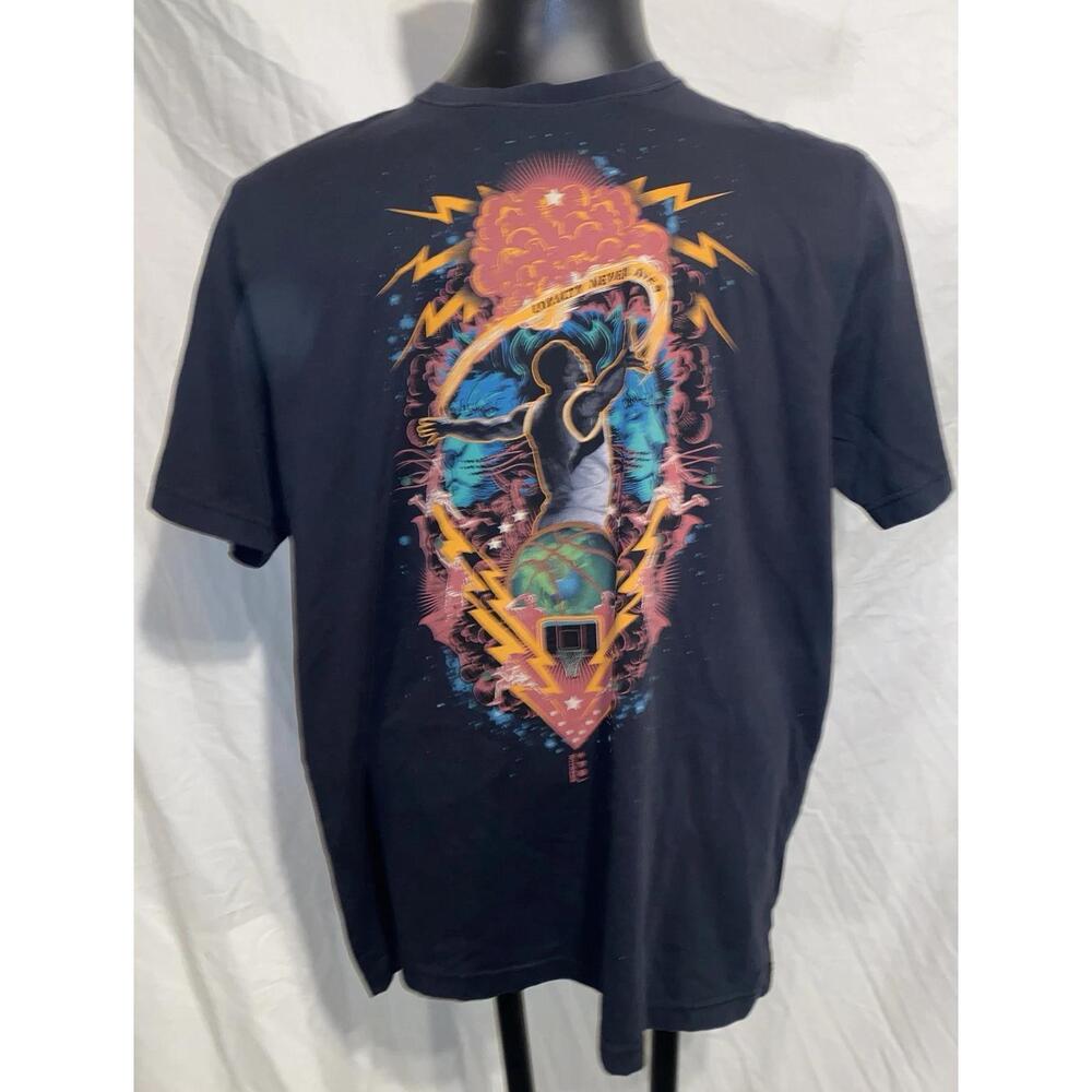 Lebron James Dry Fit Black T-Shirt Loyalty Never Dies Mens